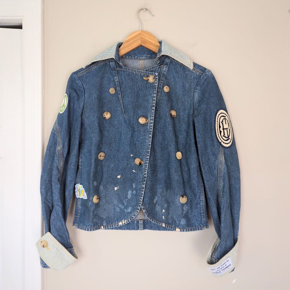 Lanvin x Gallery Department Women's Double Breasted Denim Jacket FR34 US 2/4